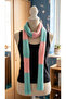 Skinny Atki Thin Long Hand-Knitted Scarf