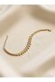 3S Steel Gold Geometric Row Block Design Luxury Bracelet - 3