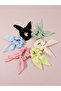 Pack of 6 - Pastel Hair Ties with Ribbon - 2