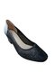 86005 Women's Stoned Sheer Stylish Shoes with Block Heel Pieces