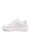 White Lace-Up Unisex Sneakers - 4