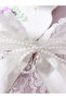 White Lace and Pearl Hair Clip - 2