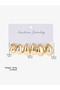 عبوة من 3 قطع - أقراط حلقية - 2