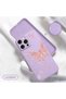 iPhone 15 Pro Max Compatible Special Butterfly Design Liquid Silicone Case, Slim, Anti-Slip