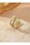 Rhinestone Faux Pearl Ear Clip - 5