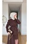 Retro Collar Belted Double Suit
