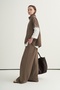Women's Oversized Vest Wide-Leg Trousers Set Mink - 2