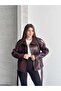 New Season Mock Neck Short Leather Trench Coat - 4