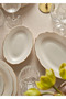 Victoria Porcelain 3-Piece Presentation Plate Gold - 4