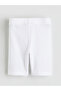 Nevavm Girls' Short Tights with Elastic Waistband, Pack of 2 - 4