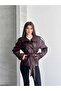 New Season Mock Neck Short Leather Trench Coat - 6