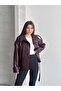 New Season Mock Neck Short Leather Trench Coat - 5