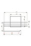 Shiny Gold Modern Bathroom Shelf Adhesive Shower Organizer Paper Towel Holder - 4
