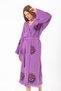 100% Cotton Muslin Kimono, Sun Eye Printed Kaftan, Kimono, Dressing Gown, Beach Wear - 3