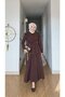 Retro Collar Belted Double Suit - 3