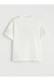 Lcw Kids Printed Crew Neck Girl's T-Shirt - 2