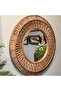 مرايا جدارية خشب HANOM Wooden Wall Mirror - 2