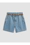 Trendlucky Women's Jean Shorts with Waist Belt in Difference Colors - 5