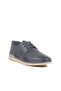 Navy Blue Genuine Leather Men's Casual Shoes - 3