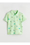 Original Polo Collar Printed Boys' T-Shirt - 2