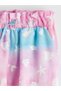 Two Mt Shop Quality White Patterned Girls' Shorts with Elastic Waistband - 2