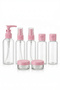7-Piece Travel Kit Bottle Set - Cosmetic Refill Kit and Organizer Bottles for Your Suitcase - 5