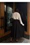 Women's Pocketed Belt Piece Long Skirt - 6