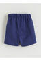 Two Mt Shop Quality Navy Blue 2 Thread Plain Standard & Regular Boys' Shorts - 4