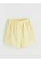 Giyçık Store Yellow Crew Neck Girls' Blouse and Shorts 2-Piece Set - 5