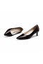 Genuine Leather 4 cm Heeled Pointed Toe Women's Stiletto - 2