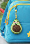 Cute Avocado Keychain Handmade Knitted Bag Charm Children's Bag Ornament - 3