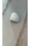 Beton Textured Lightweight Fiberglass Modern New Wall Sconce – Electrically Connected – White - 6