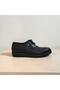 605 Black Skin Laser-Cut Patterned Classic Shoes - 6