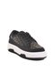 Black Stone Lace-Up Women's Sports Shoes - 3