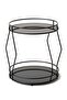 Black Two-Tier Perfume, Jewelry & Cosmetic Organizer - 3