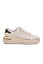 White Lace-Up Women's Sneakers - 2