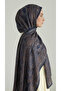 Ethnic Pattern Cotton Shawl - Dark Blue - 5