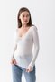 Women's Sheer Lace Li Cashmere Blouse – Transparent Casual Stylish Summer Blouse - 7