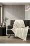Knitted Knitwear Braided Tv Blanket Si-Leg Shawl, Sofa Shawl 130X170 Sofa Shawl - 2