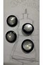 Polyester Button 38 Size 25 mm 4 Pieces - 2
