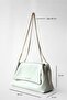 Soho White Chain Strap Detailed Crossbody and Shoulder Bag - 3