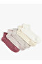 5-Piece Set of Ruffle Detail and Cotton Booties Socks