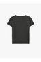 Printed Slim Fit Short Sleeve Crew Neck T-Shirt - 5