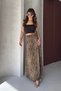 Women's Patterned Long Curly Skirt - 2