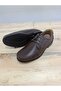 Men's Summer Shoes Genuine Inner and Outer Leather Light Sole Without Laces and Orthopedic Brown Color - 4