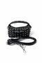 Studded Black Women's Shoulder Bag Chain Strap Pack Mini Handbag and Shoulder Bag Daily Stylish Women's Bag