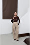 High Waist Wide Leg Palazzo Pants Stone - 3