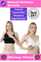 # Breastfeeding Bra with Clips, Cotton Pieces, Maternity and Postpartum, Stitch-Free Non-wired Non-Supportive Breastfeeding Bras, Set of 2