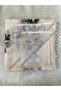 Small Nostalgic Needle Embroidered Scarf/Yemeni/T Tulle Ent/Hijab - 3