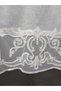 Süzene Embroidered Farbela Curtain on Linen Tulle Ecru (Measurements Width X Length) - 2
